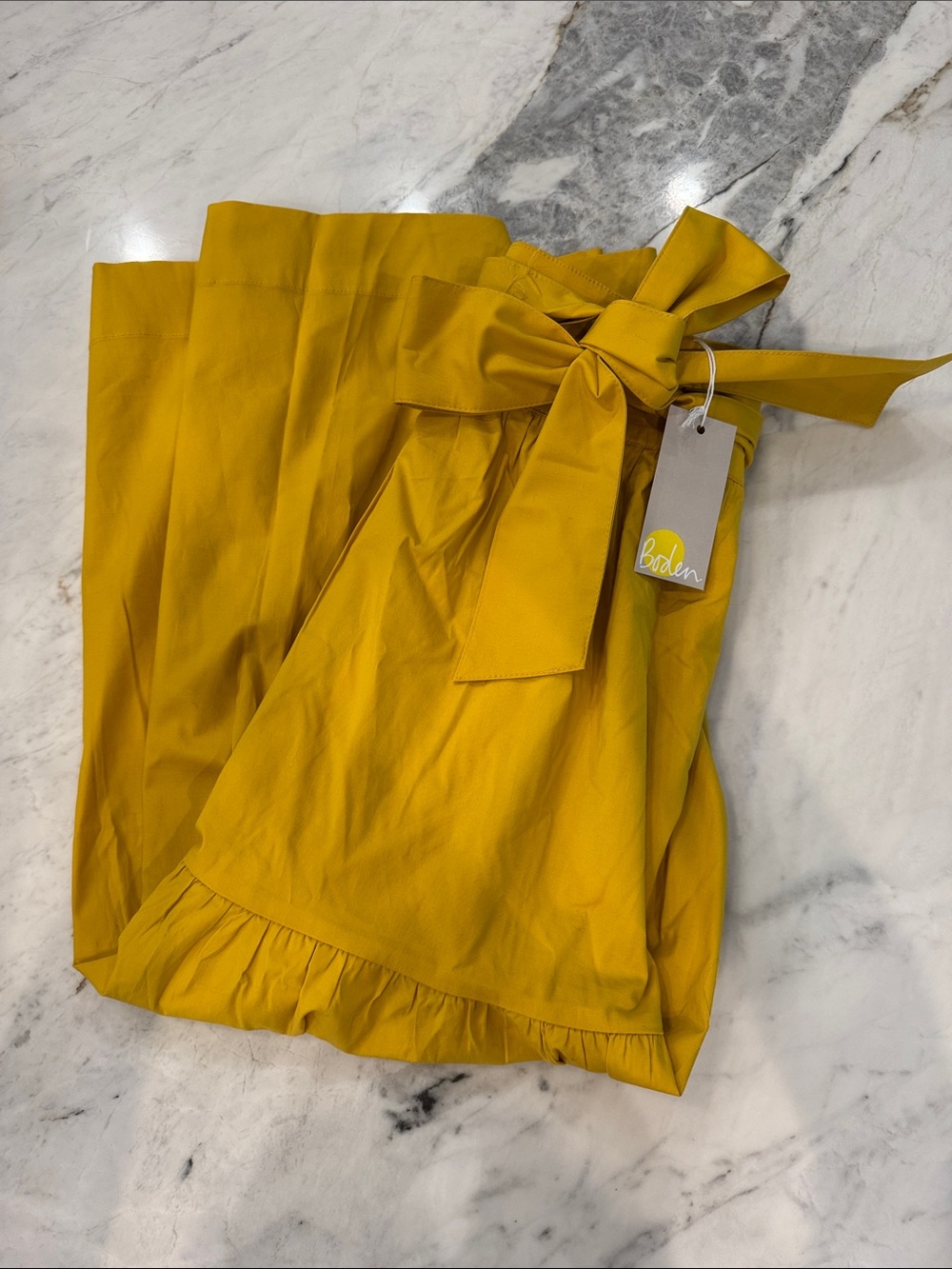 Boden Mustard Yellow Maxi Skirt NWT - Size UK 14R US 10R